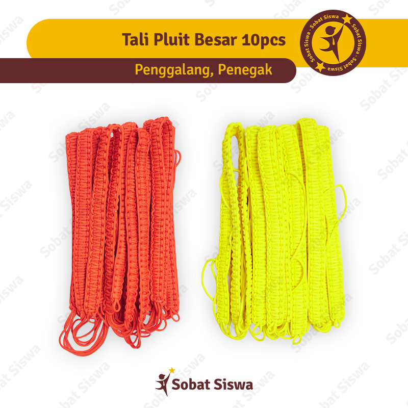

GROSIR 10pcs Tali Pluit Besar Merah Kuning