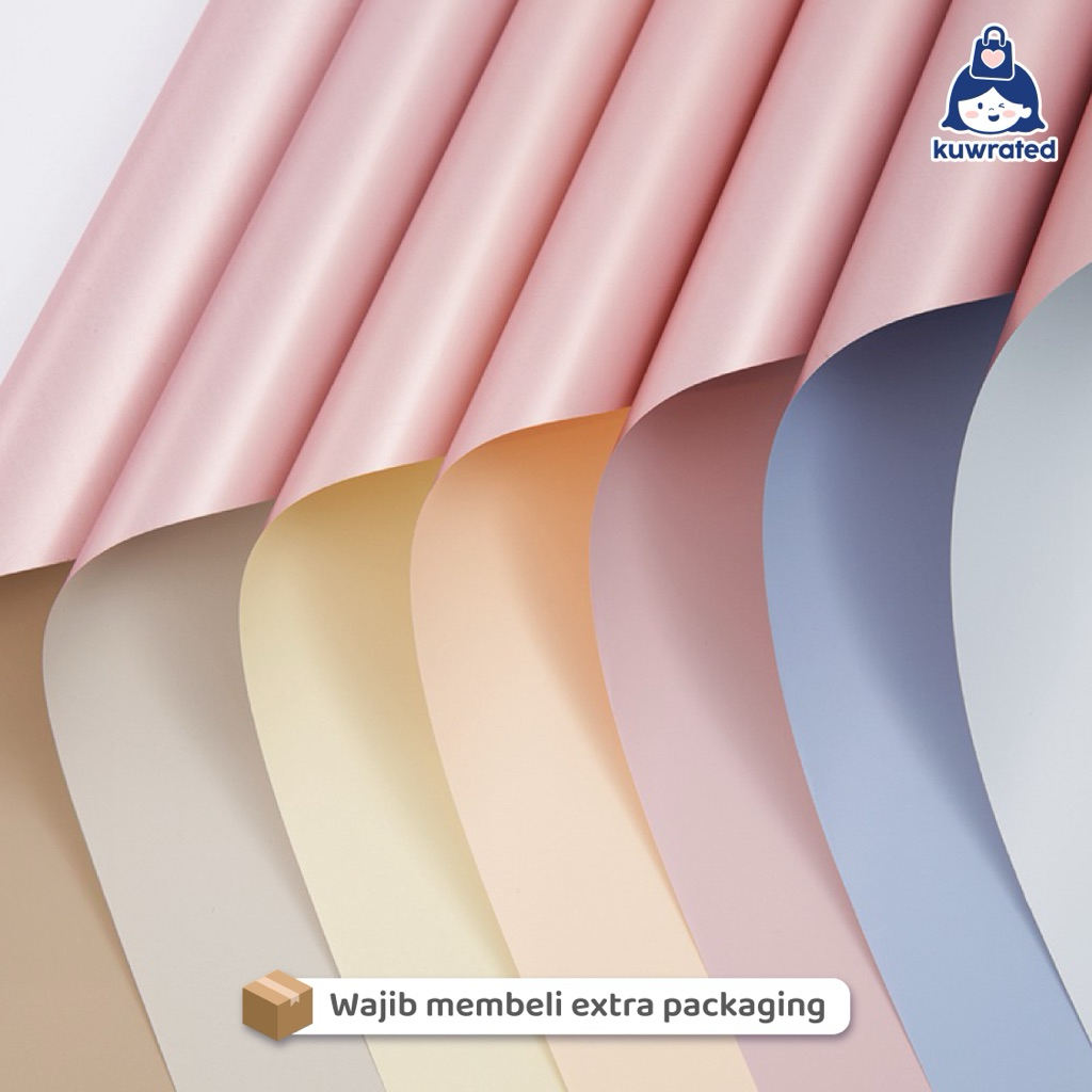 

(20 LEMBAR) ROSE GOLD BICOLOR FLOWER WRAPPING PAPER KERTAS CELLOPHANE KERTAS BUNGA KERTAS KADO PACK TERMURAH