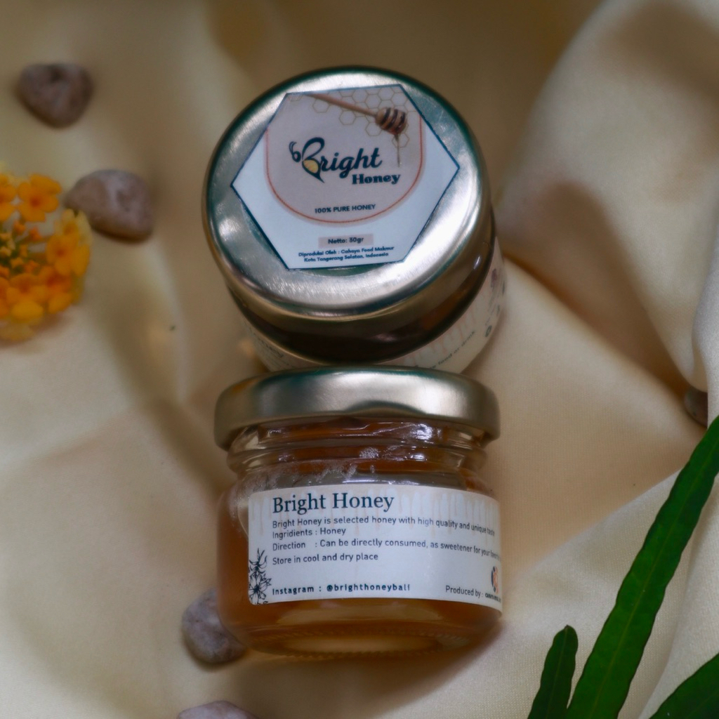 

BrightHoney | Madu murni 100% 30ML | Madu asli | Madu Tanpa pengawet