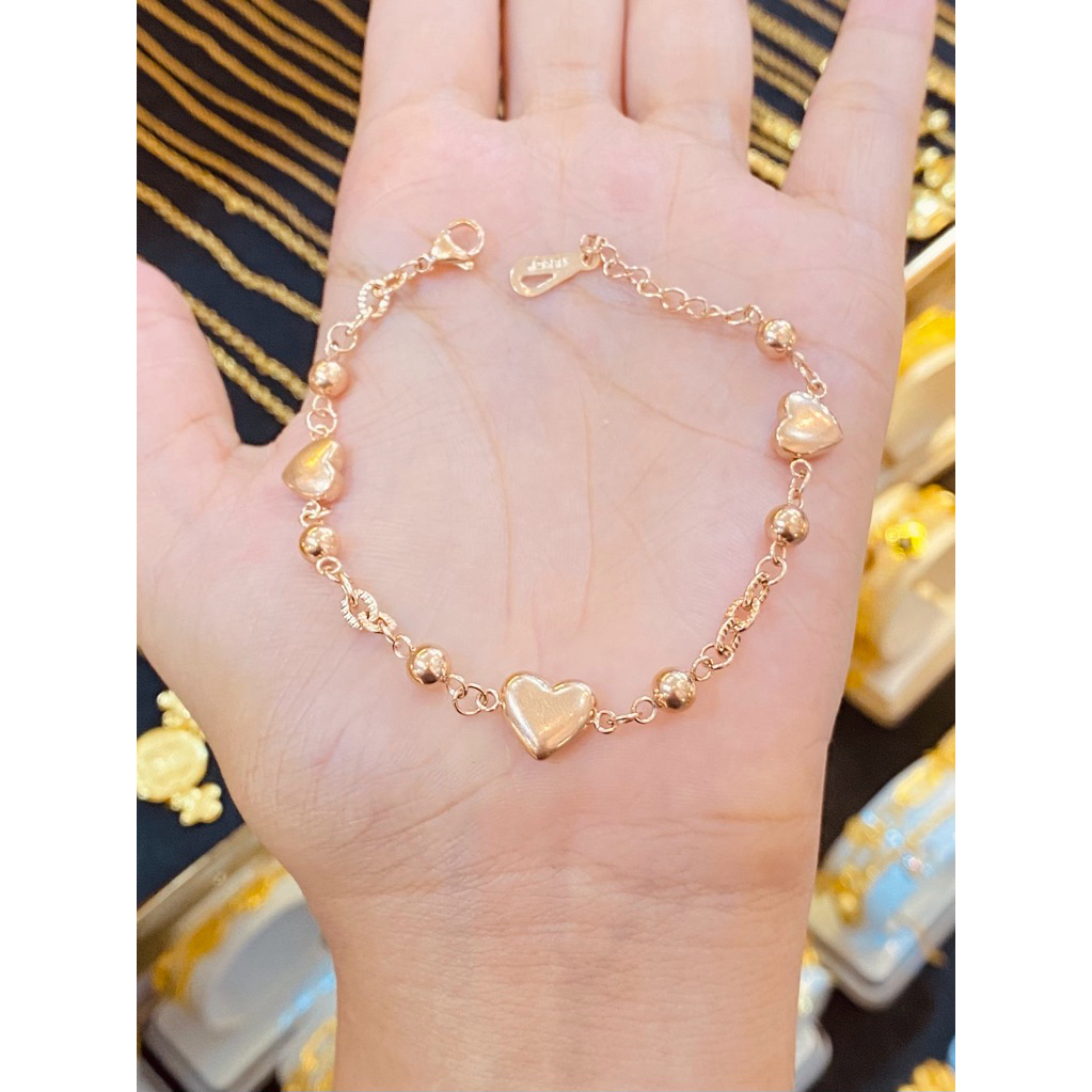 Gelang titanium Rose Gold