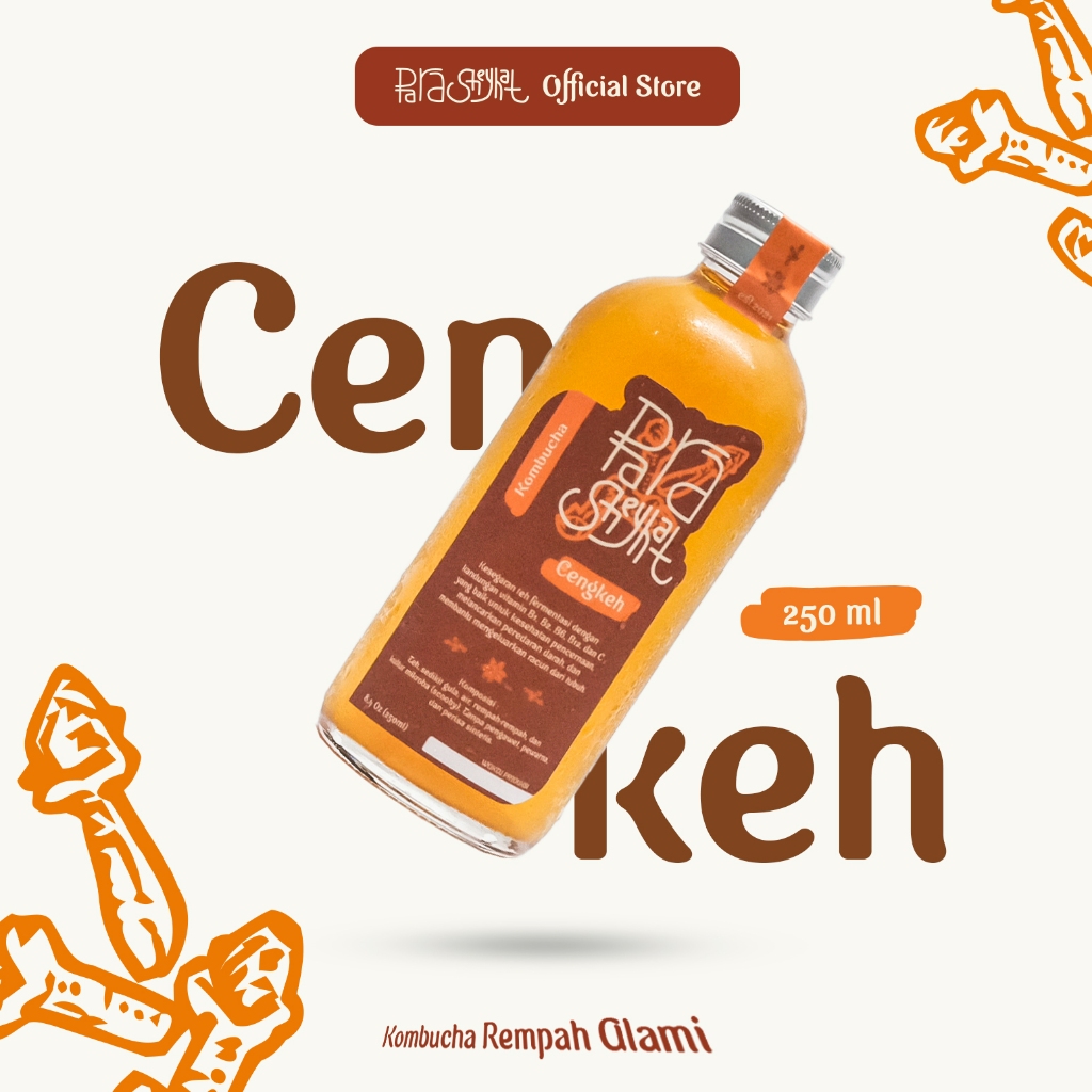 

Kombucha Minuman Fermentasi Teh Probiotik Kaya Antioksidan - Rasa Cengkeh 250ml | by Parasheyhat
