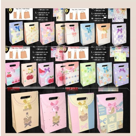 

Paperbag Motif Besar (L) / Paper Bag Tutup Fancy / Paper Bag Lucu