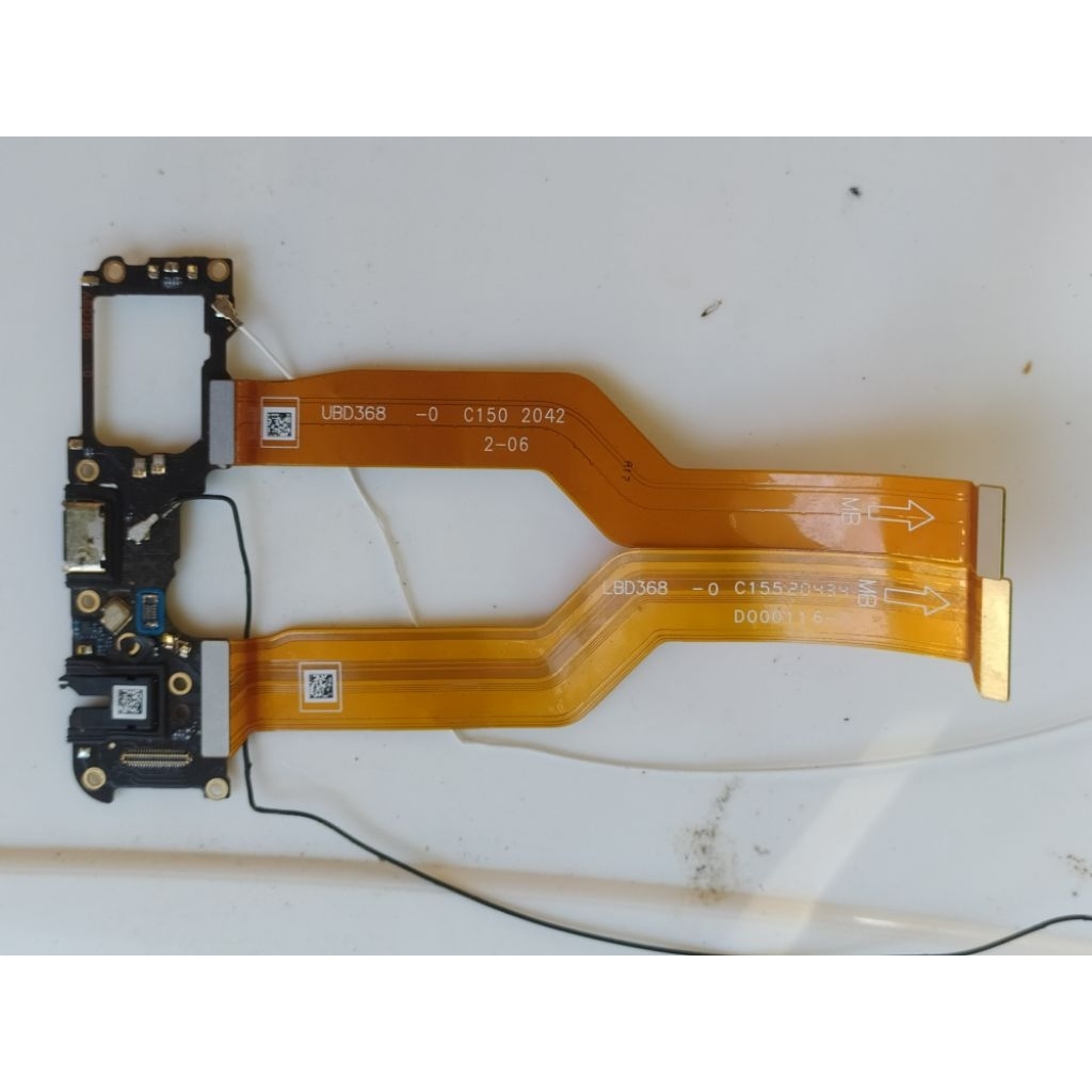 papan cas + flexible lcd oppo reno 5 5g  ori