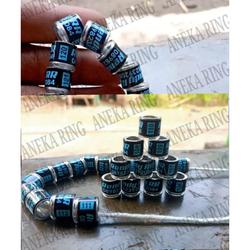 RING KRISTAL MERPATI bisa cetak nama sendiri.
