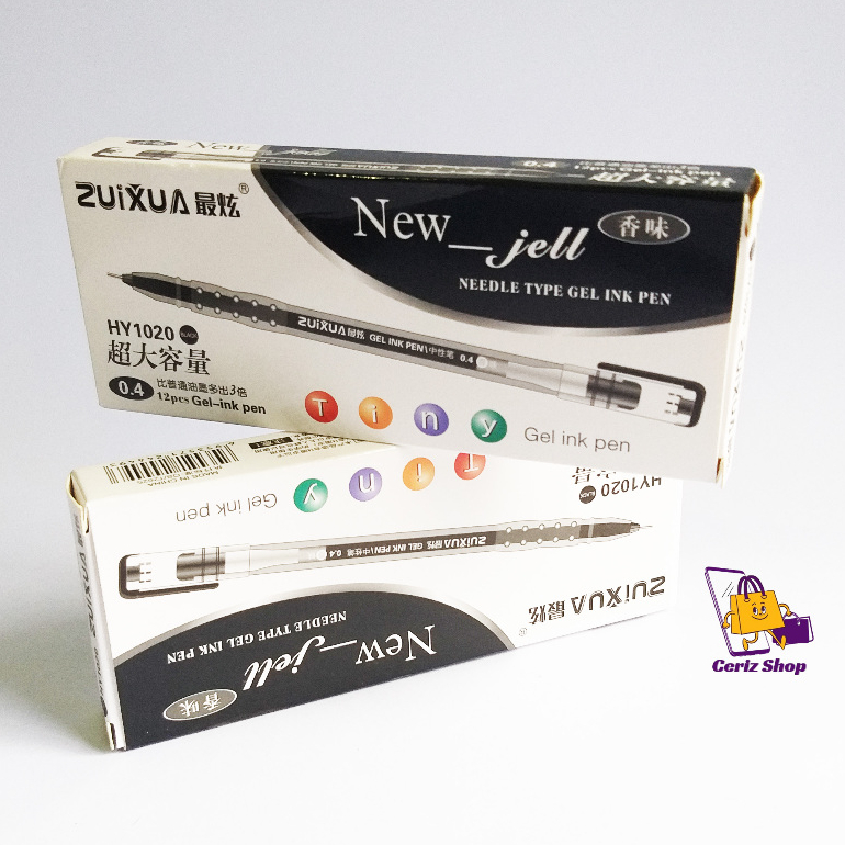 

Bolpoin ZUIXUA Gel 0.4mm Hitam/Biru/Merah [1Pack = 12Pcs]