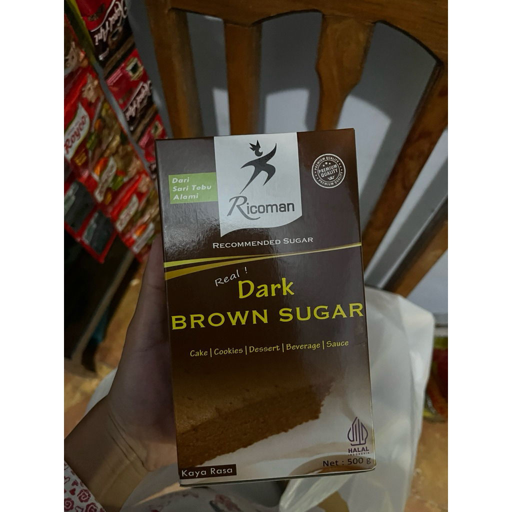 

Ricoman Dark Brown Sugar 500gr