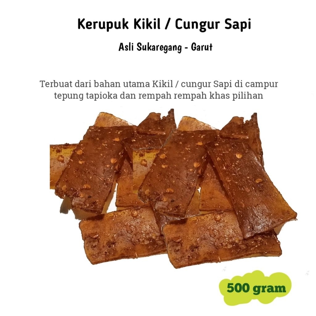 

kerupuk cungur / kerupuk kikil manis 500gram