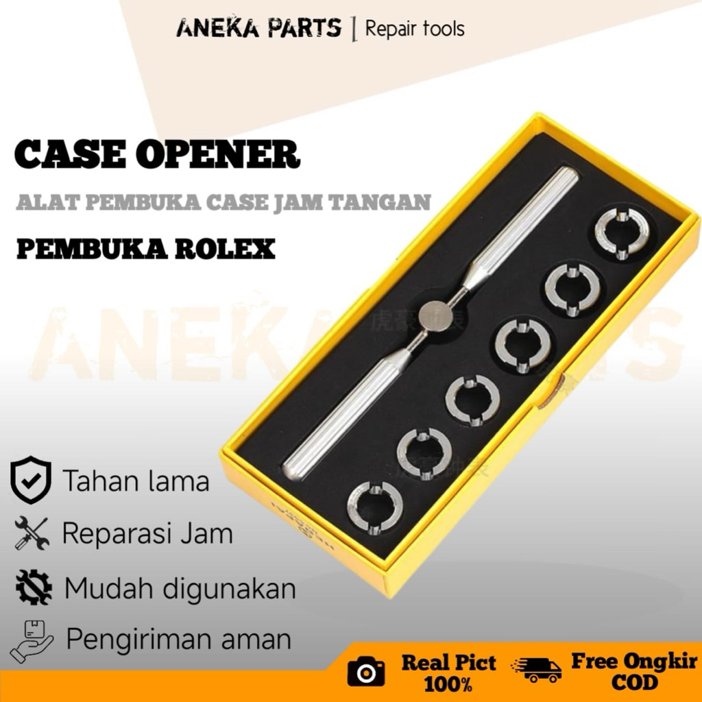 Case opener, alat pembuka tutup belakang rolex, alat ganti batrai jam tangan rolex