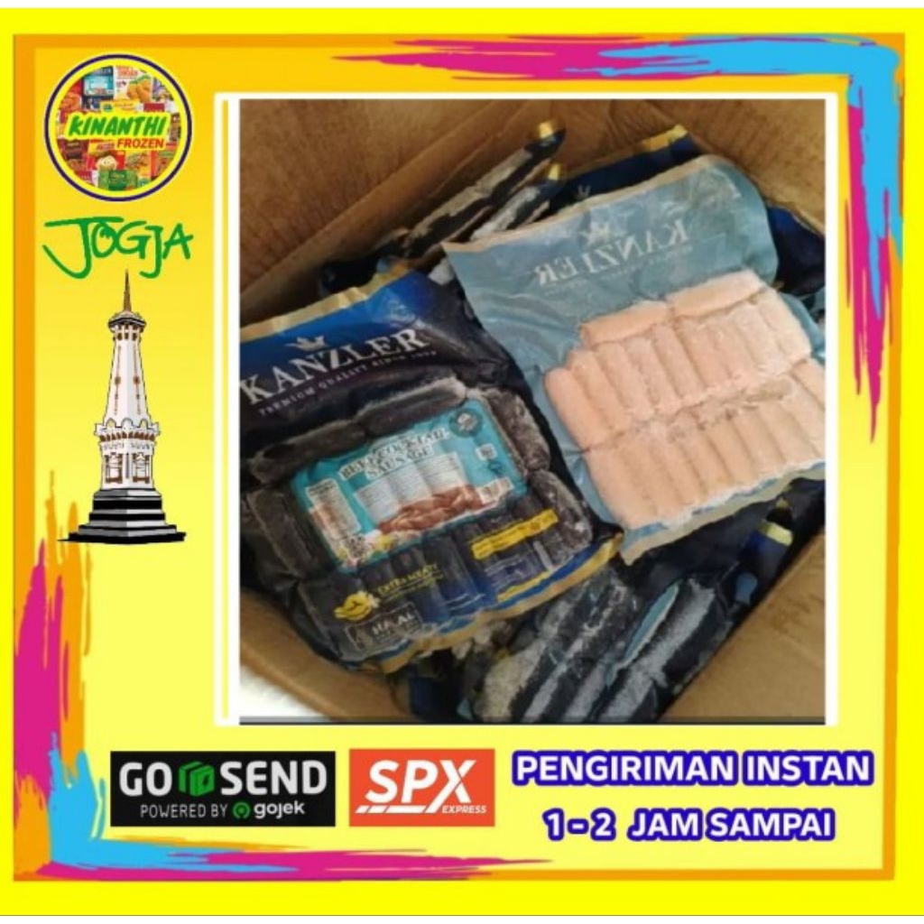 

Sosis kanzler coctail beef 250 gr,jogja frozen