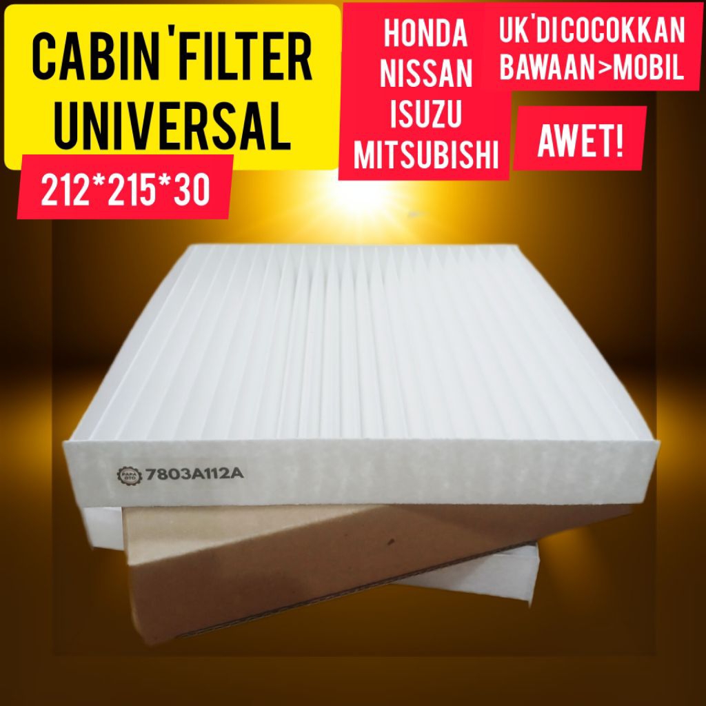 PapaOTO Filter AC / Cabin Filter / Saringan Udara AC / Hepa Filter AC / Filter Kabin AC / Kabin Filt