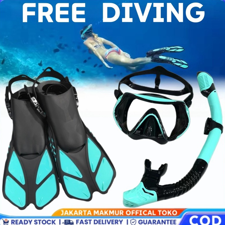 KODE M36Z Kacamata Renang Snorkeling Sirip Renang Sirip Menyelam Kacamata Snorkeling Menyelam Perala