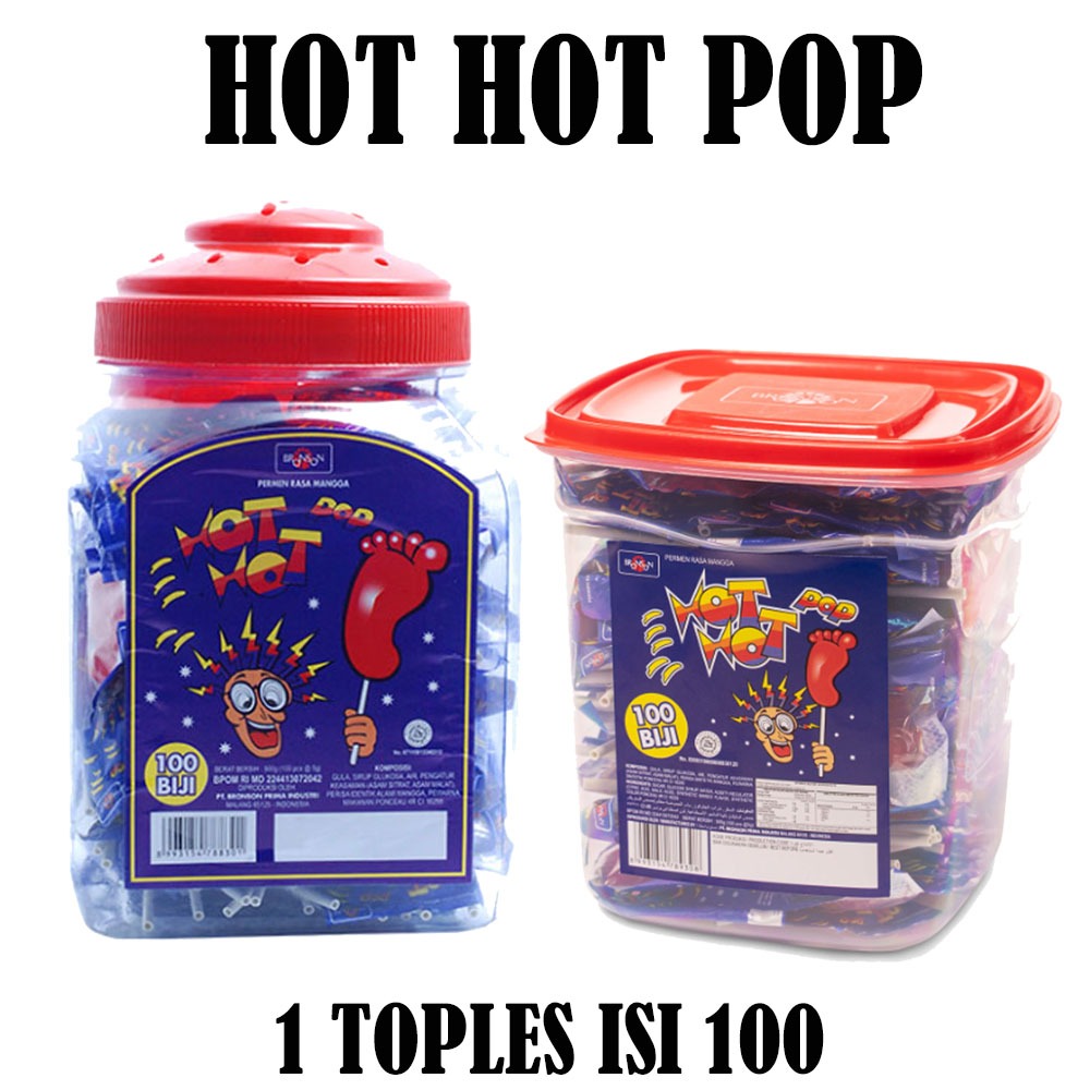 

PERMEN KAKI HOT HOT POP TOPLES ISI 100
