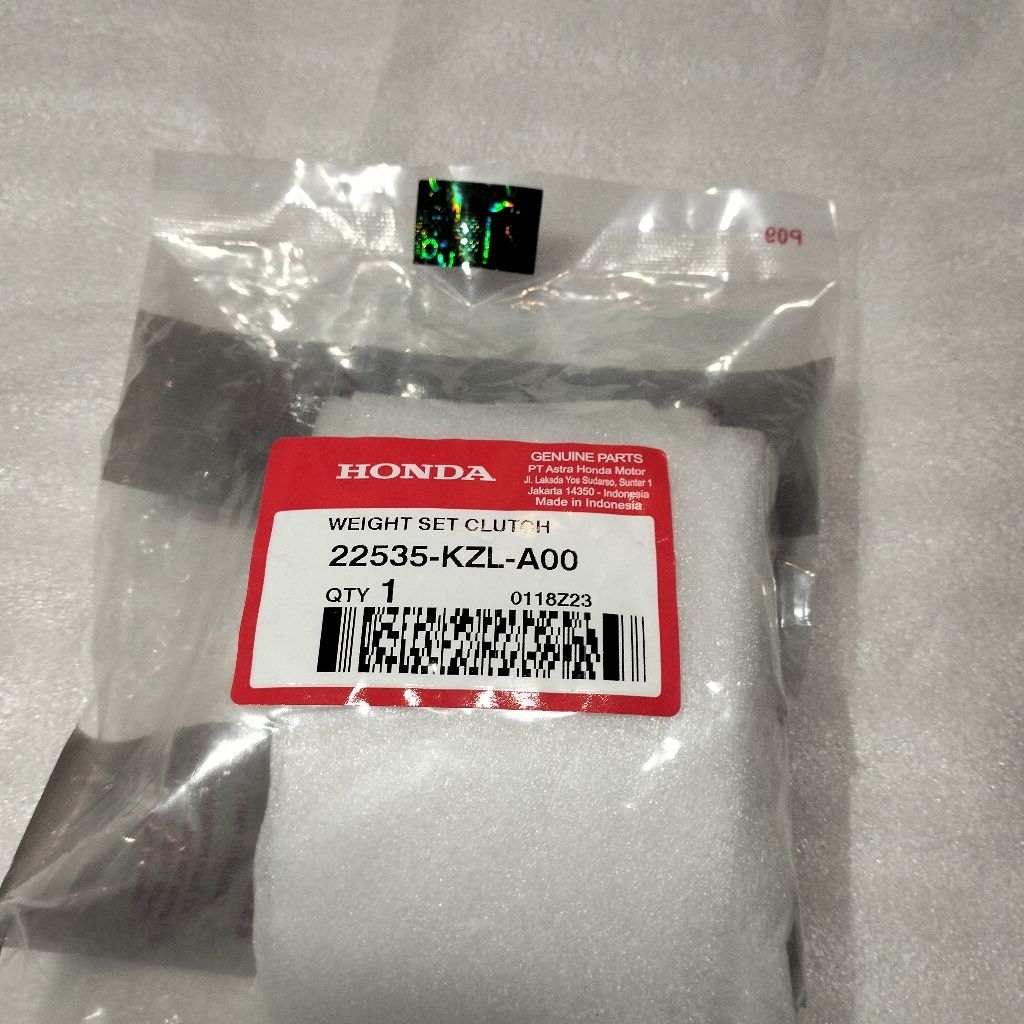 kampas ganda AHM original -22535-KZL-A00- scopy fi-vario 110 fi- beat fi CBS 2012-2014}