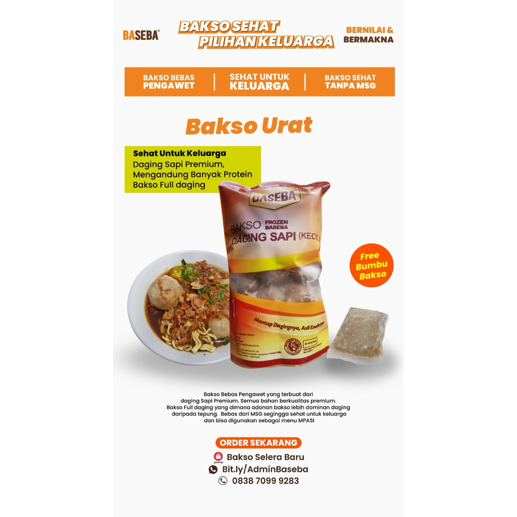 

BASEBA BAKSO URAT 500 grm