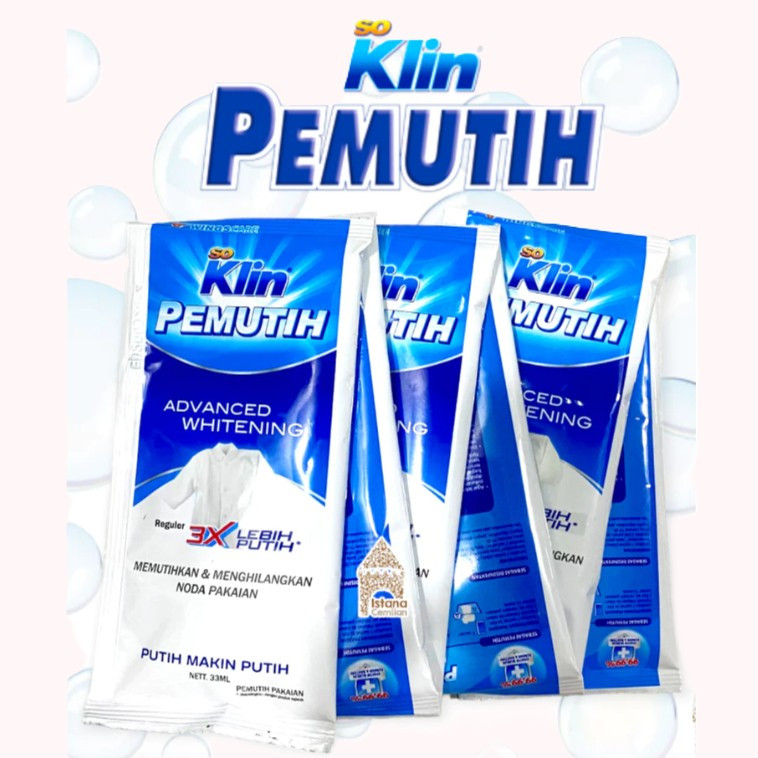 Soklin Pemutih Renceng 28ml x 6 Sachet
