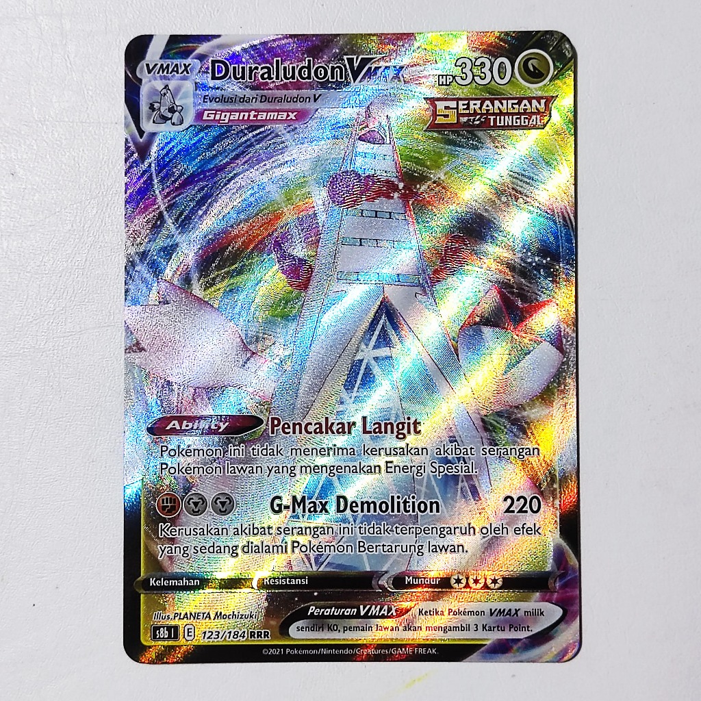 Duraludon VMAX RRR 123/184 S8b - Kartu Pokemon Indonesia