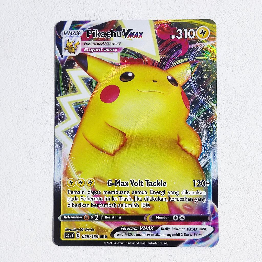 Pikachu VMAX RRR 059/159 SC3a - Kartu Pokemon Indonesia