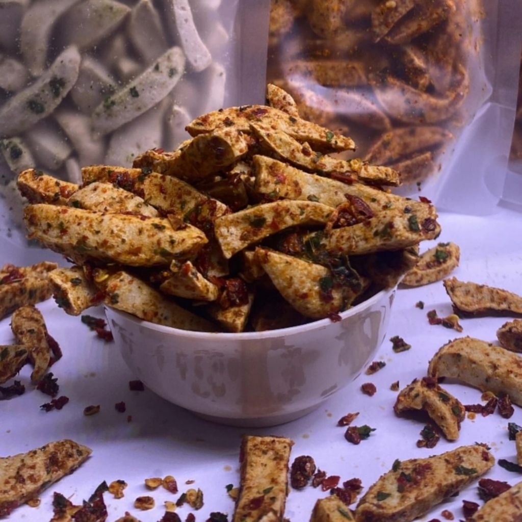 

BASRENG PEDAS. ASIN,GURIH YANG BIKIN NAGIH! Ditambah Daun jeruk yang wangi! Original ,Pesas, Ekstra pedas