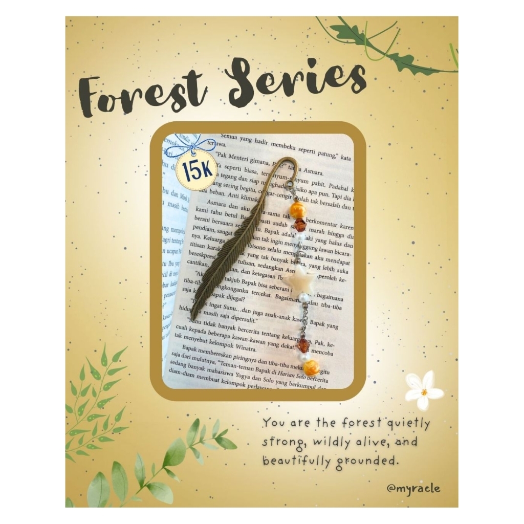 

Bookmark Bracelets - Pembatas Buku Beads Aesthetic Vintage