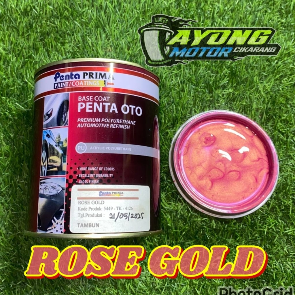 Cat Penta Oto/Cat Duco PU TK-4126 Rose Gold (Pink Lembayung Gold)