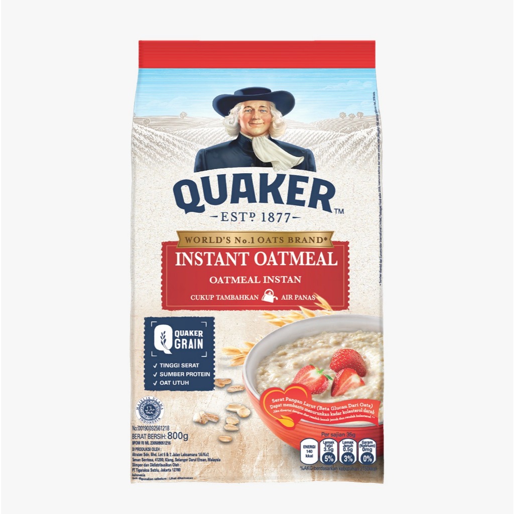 

NO_MORE [NOT FOR SALE] Sample Quaker Instant Oatmeal 800g (Gimmick)