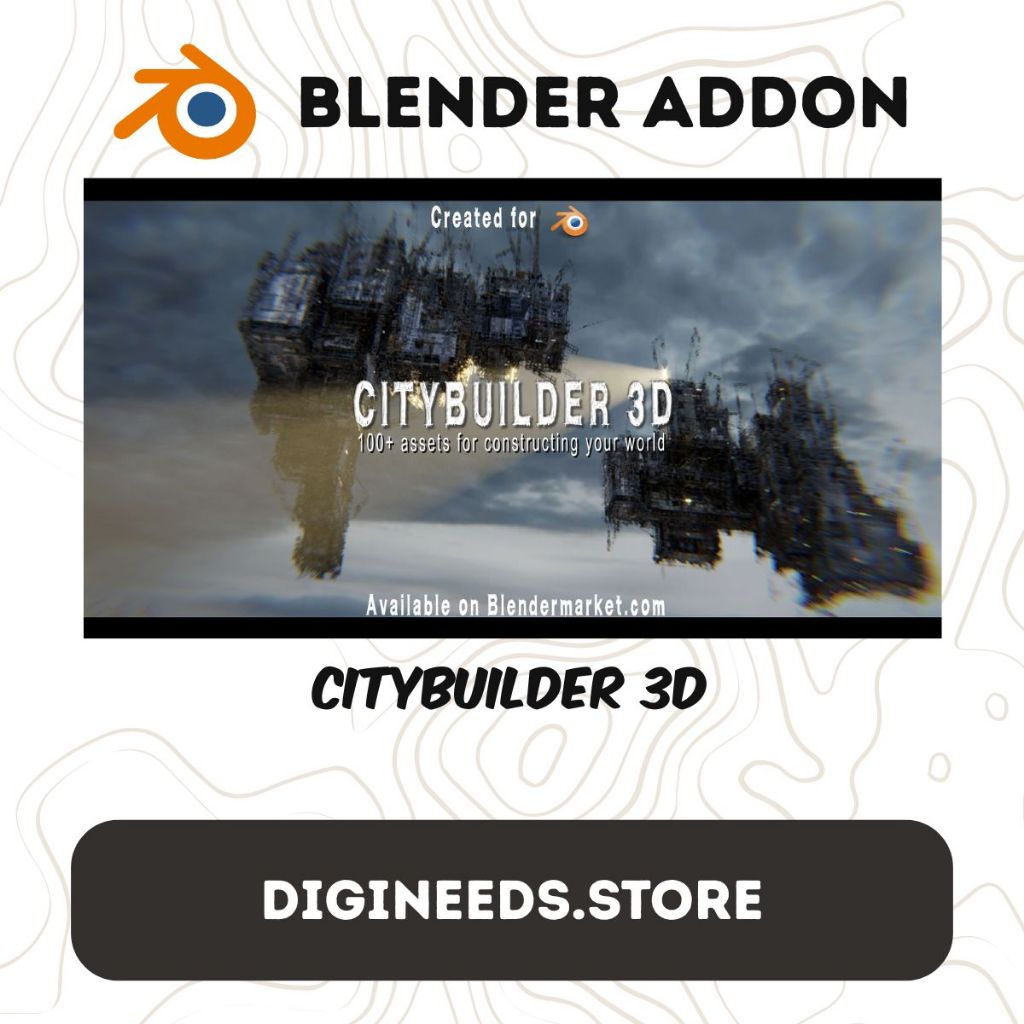 Blender Addon : Citybuilder 3D