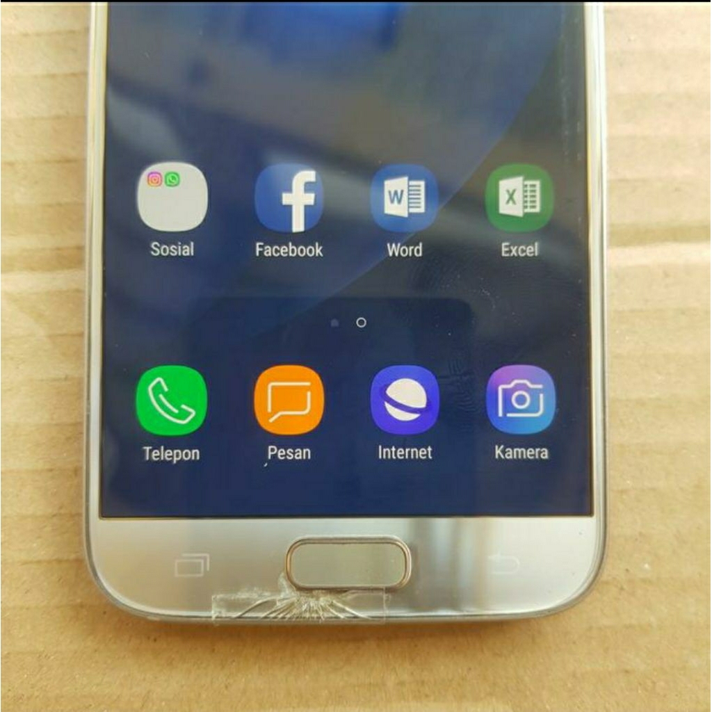 lcd samsung s7 flat minus