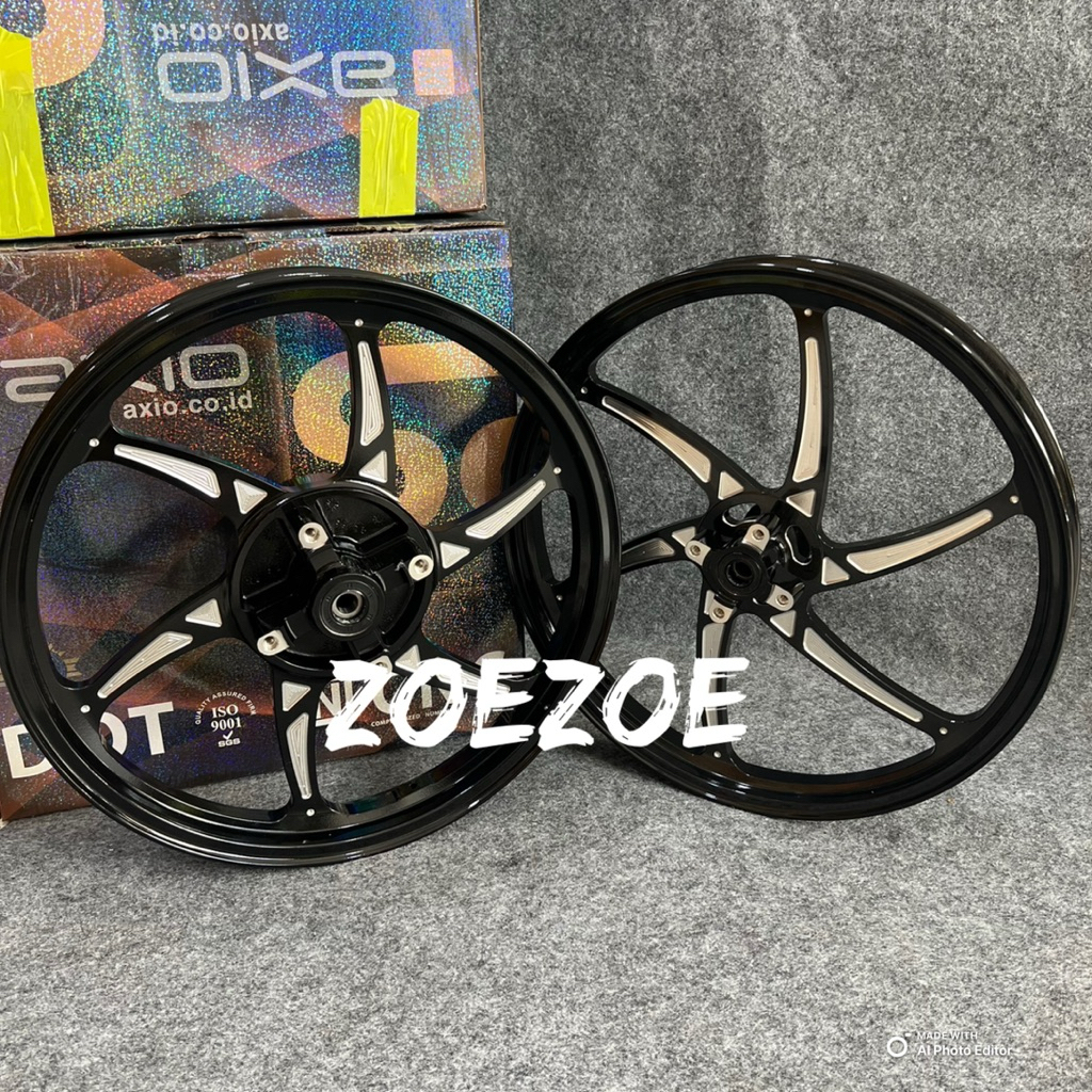 Velg Axio Six Star Ninja R SS Ukuran 160 / 185 Ring 17 Velg Six Star Ninja R KR Original Axio