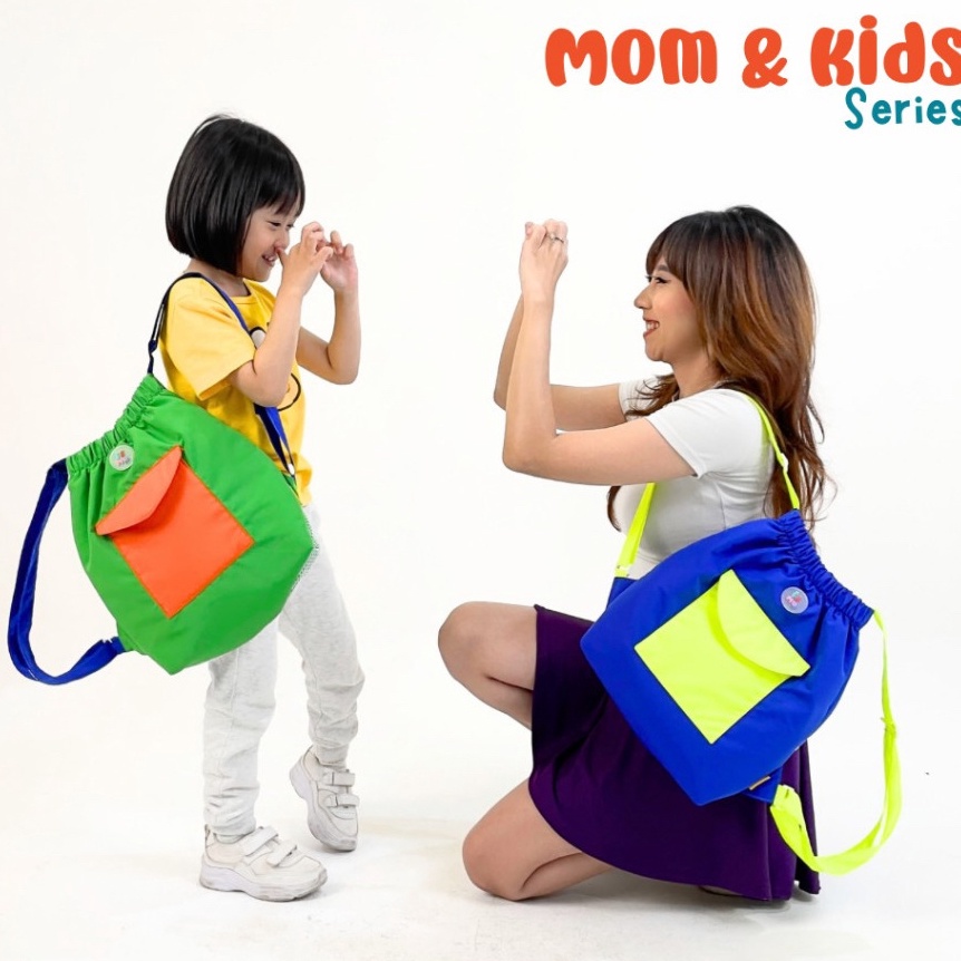 KODE F14O FEMU KIDS Kizuna  Tas Anak  Tas Couple Ibu dan Anak  Tas Anak Lucu  Tas Couple  Mom And Ki