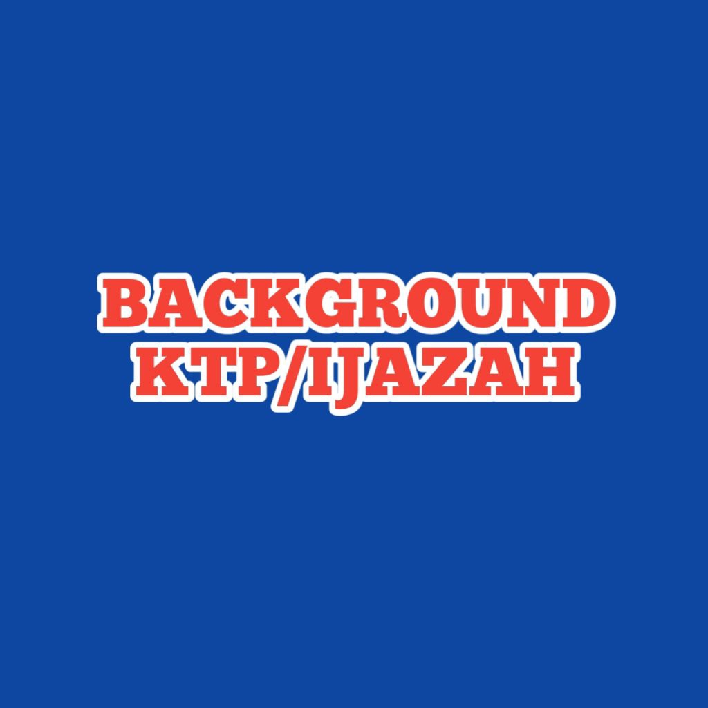 Background Foto Premium | Background Biru Bca dan Merah | Ukuran 300 x 140 cm