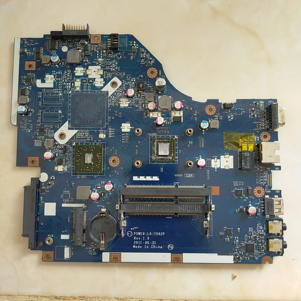 Motherboard Acer Aspire 5250 Model P5WE6 MINUS MATI TOTAL MainBoard Acer ASpire 5250 Motherboard Ace