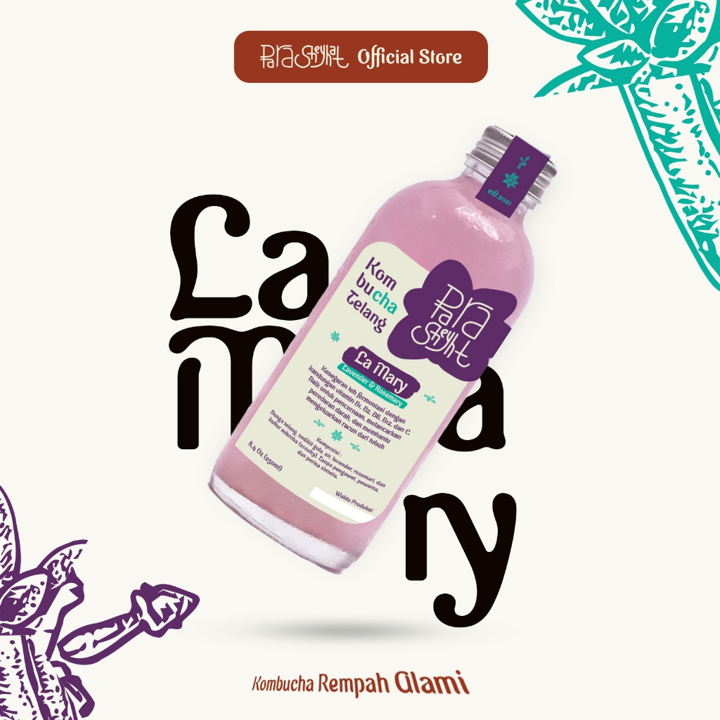 

Kombucha Minuman Fermentasi Teh Probiotik Kaya Antioksidan - Rasa La Mary 250ml | by Parasheyhat