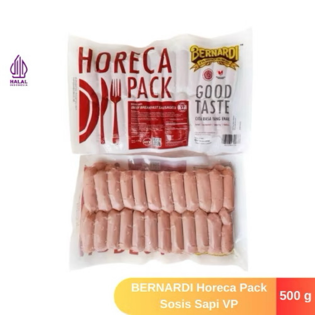 

Horeca Pack Sosis Sapi / Bernardi Beef Sausage 500gr