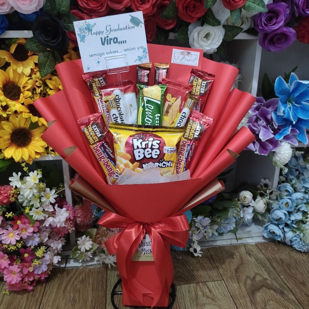 

BUKET SNACK SIZE SEDANG BISA DIKIRIM HARI INI