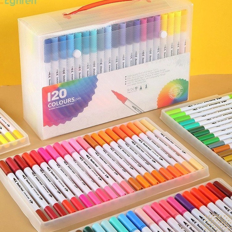 

KODE P24D Eeghrerr Hightune Spidol Warna Pen Washable Hook Pen Air Warna Anakanak Pen Warna Air Warna Double Headed Pen 36Set Warna