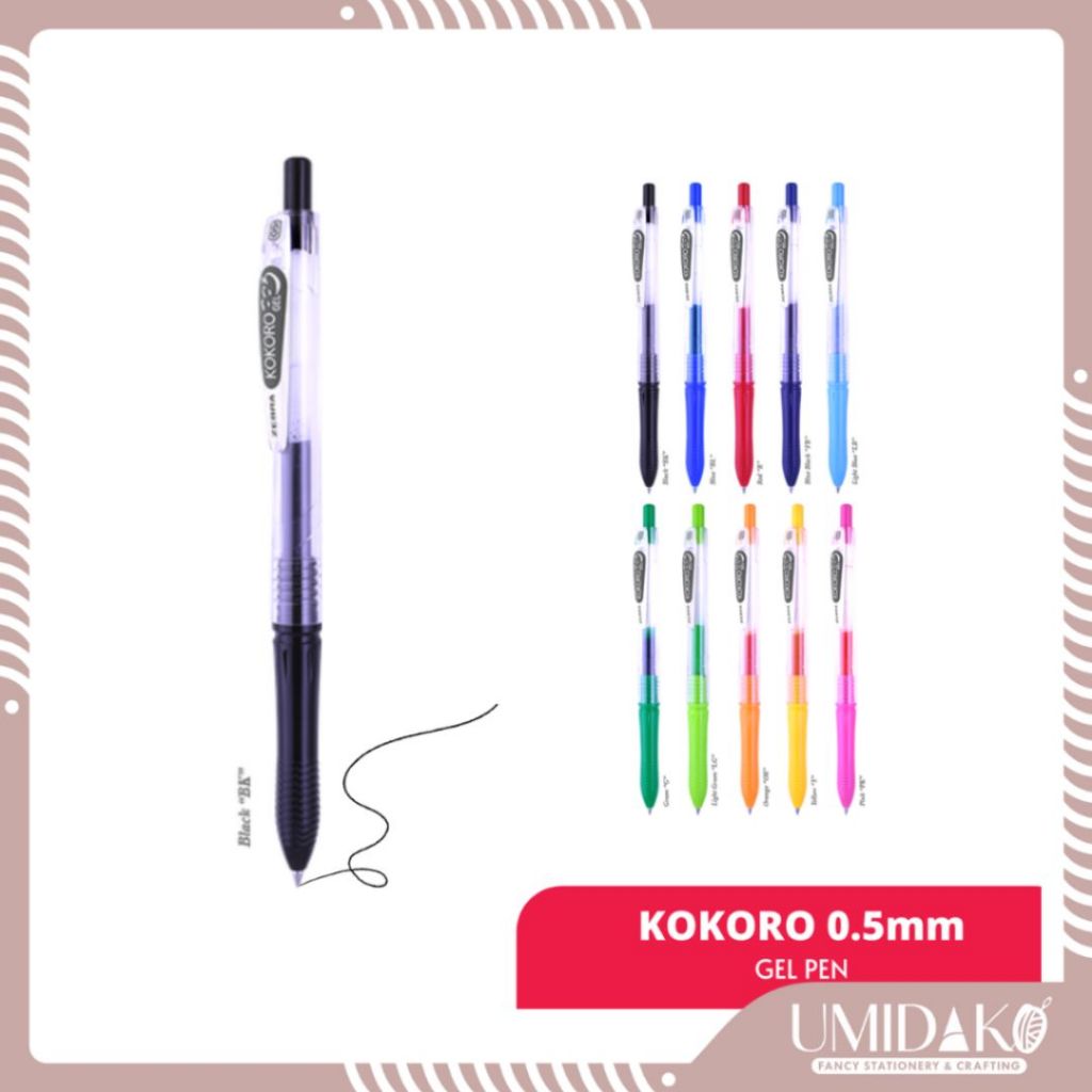 

[UMIDAKO] BOLPOIN ZEBRA KOKORO PCS