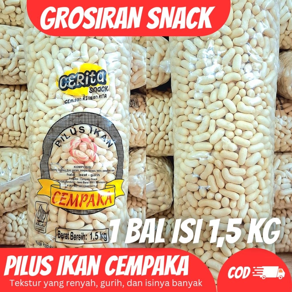 

1 Bal isi 1,5 Kg Pilus Ikan Original (Cempaka)