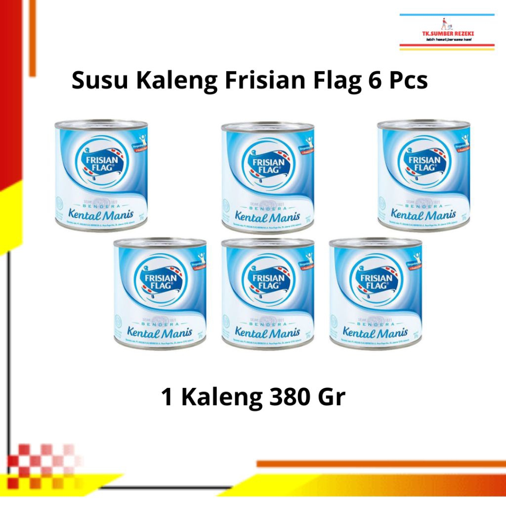 

[PAKET HEMAT ISI 6] Susu Kaleng Putih Frisian Flag 370 Gr PROMO MURAH/ Frisian Flag Putih Kental Manis Kaleng 370 Gr PROMO MURAH