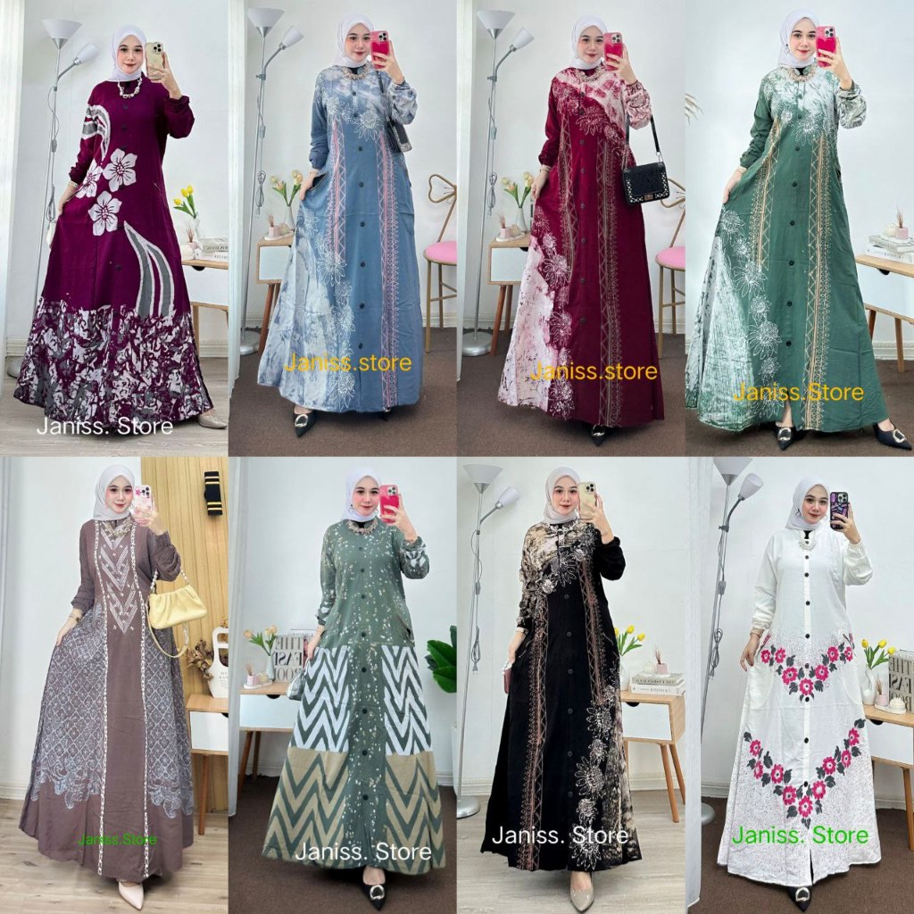 Gamis Rayon Twill Gamis Rayon Adem Gamis Jumbo Ld 130
