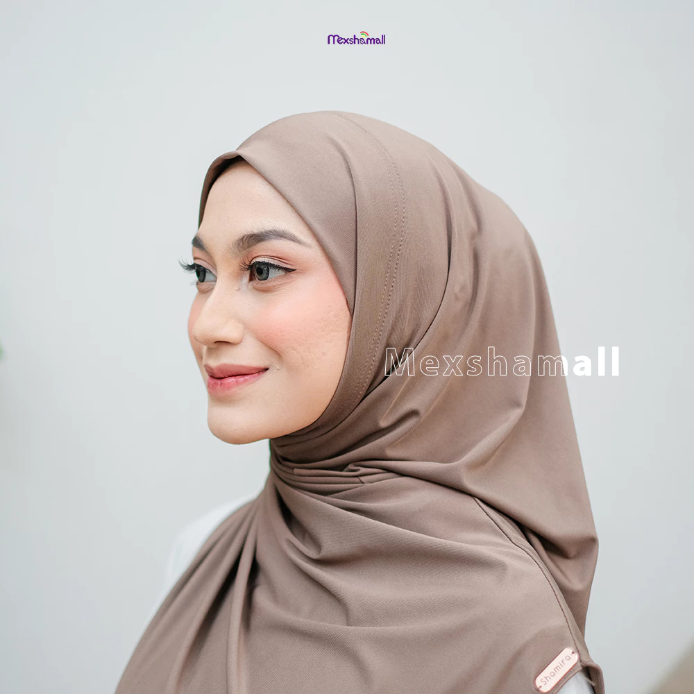 Shamira Jilbab Instan Jersey Non Pet |Hijab Bergo Instan Jersey Premium |Melayu Isyana Hijab Jersey