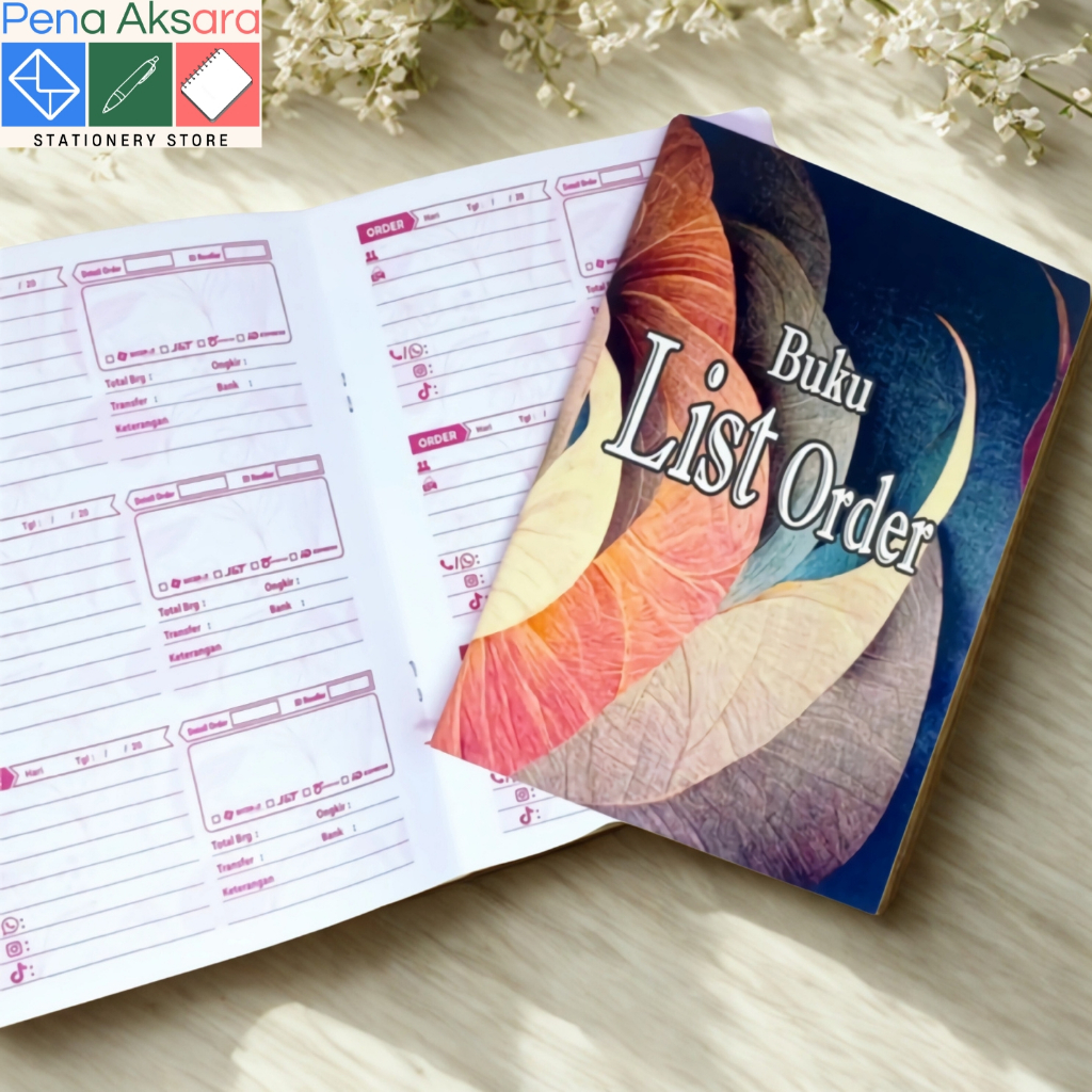 

Buku List Order Olshop – Catat Pesanan Harian Tanpa Ribet