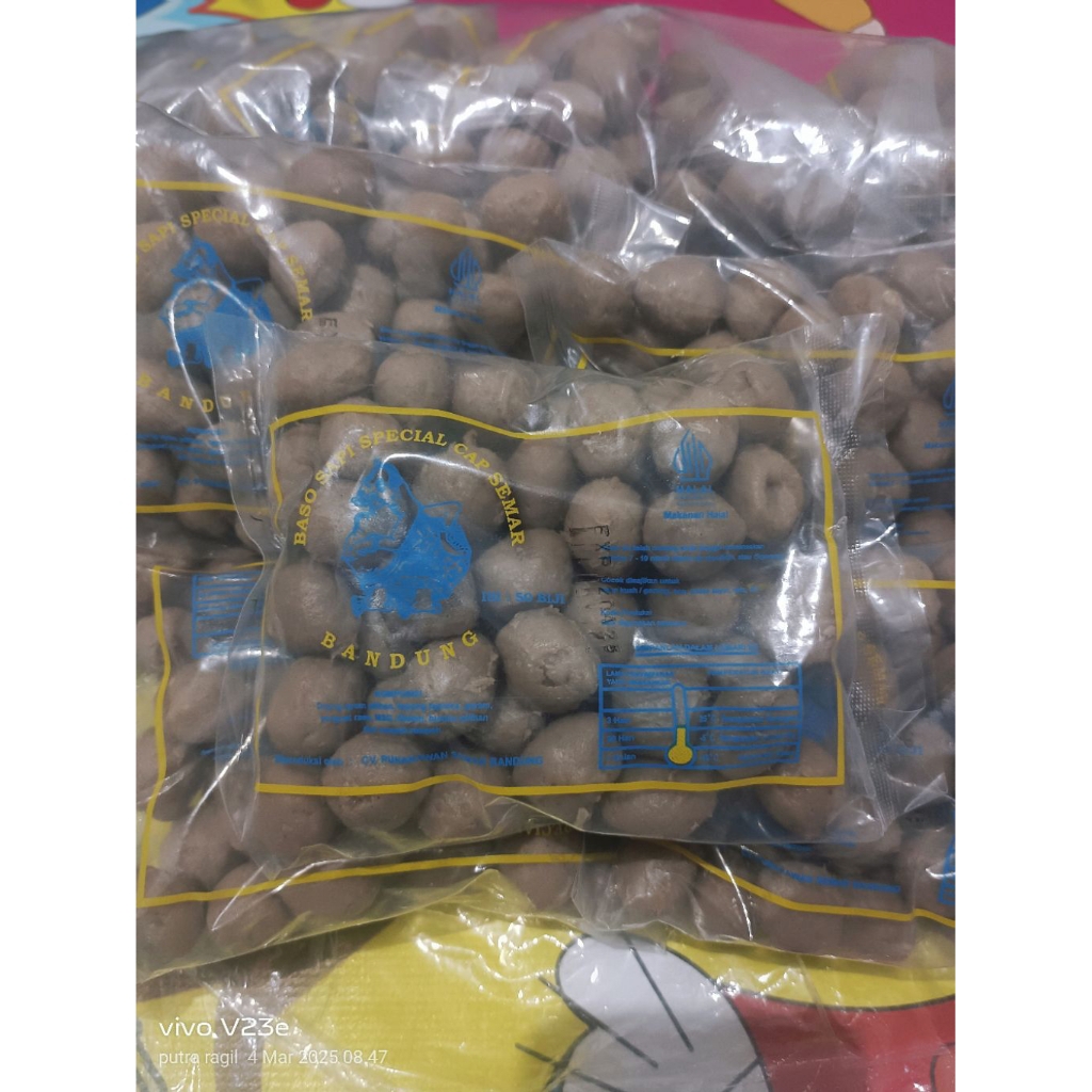 

Bakso sapi spesial cap semar Isi 50 biji-Termurah- Bakso cuanki Bakso sapi Isi 50-Cap Semar Cod