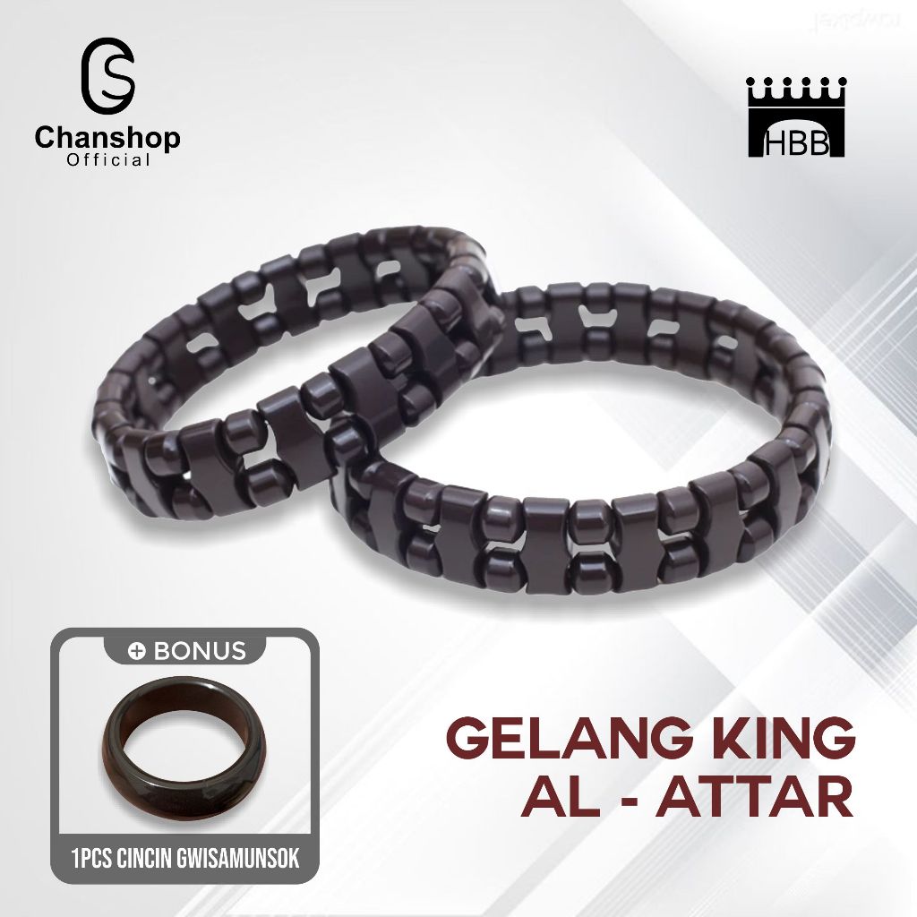King Al Attar Bracelet Gelang Kesehatan Terapi | Gelang Gwisamunsok | Gelang Kesehatan Original 100%