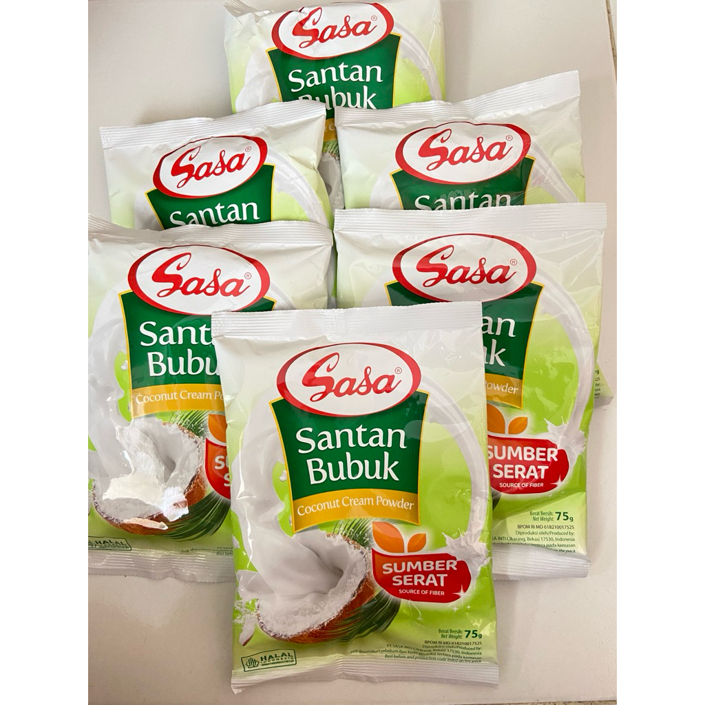

Sasa santan bubuk 6 x 75g