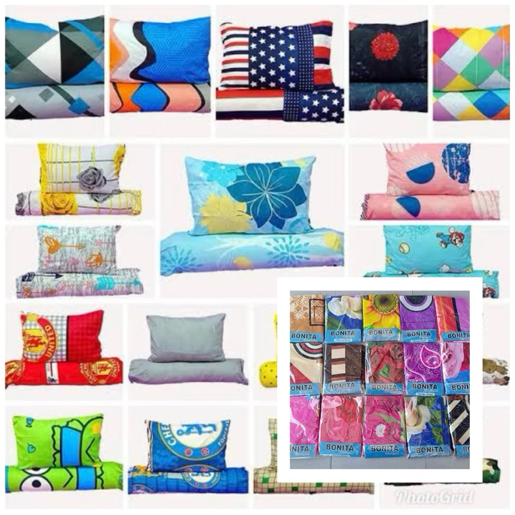 SARUNG BANTAL DAN GULING / SARUN  BANTAL BONITA / SARUNG GULING BONITA / SARUNG BANTAL GULING BAGUS