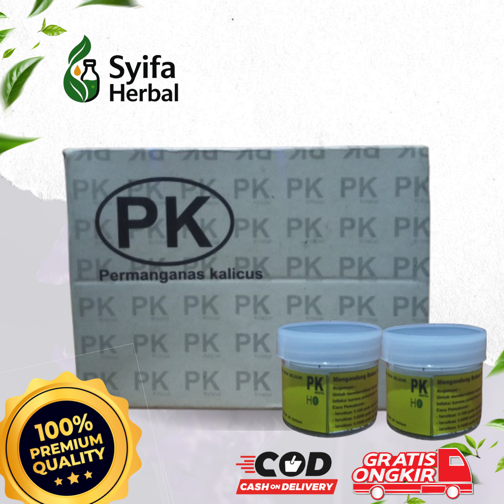PK Obat Gatal Koreng Bubuk Sebok / 1 Box Isi 24 pcs Pot Eksim Koreng Jamur Kurap Kutu Air Original