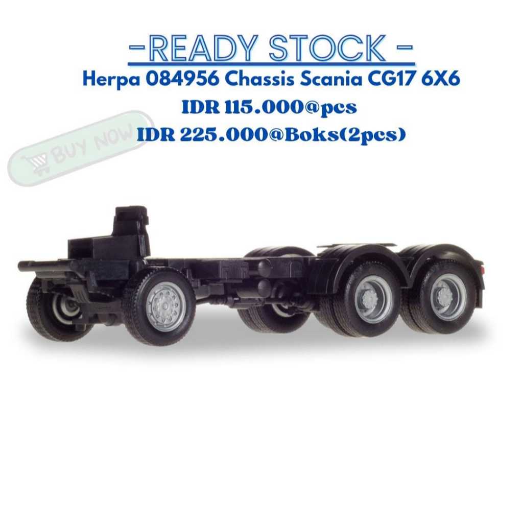 Herpa 084956 Chassis Scania CG17 6X6 1:87 HO