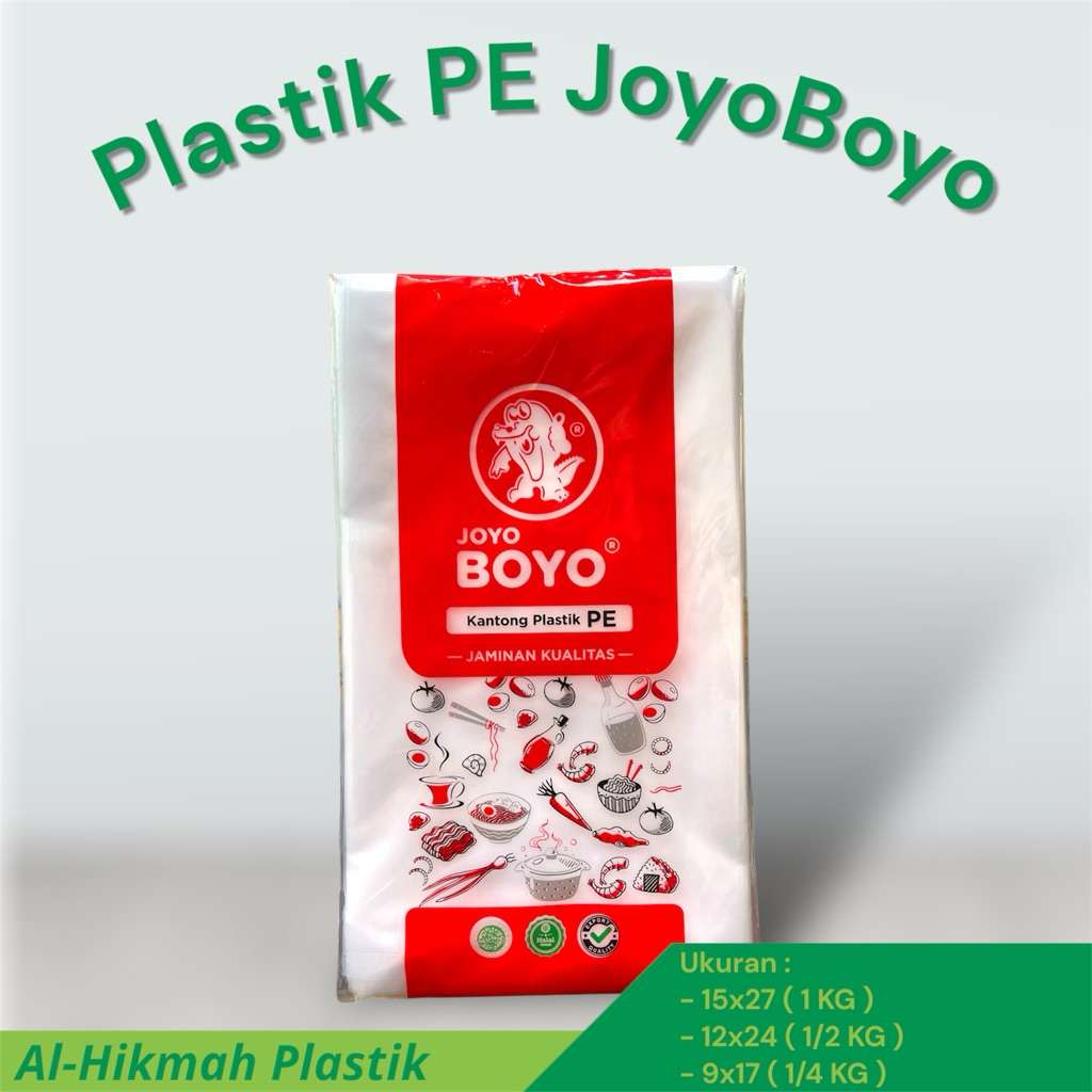 Plastik PE Joyo Boyo Uk. 15x27 , 12x24 , 9x17