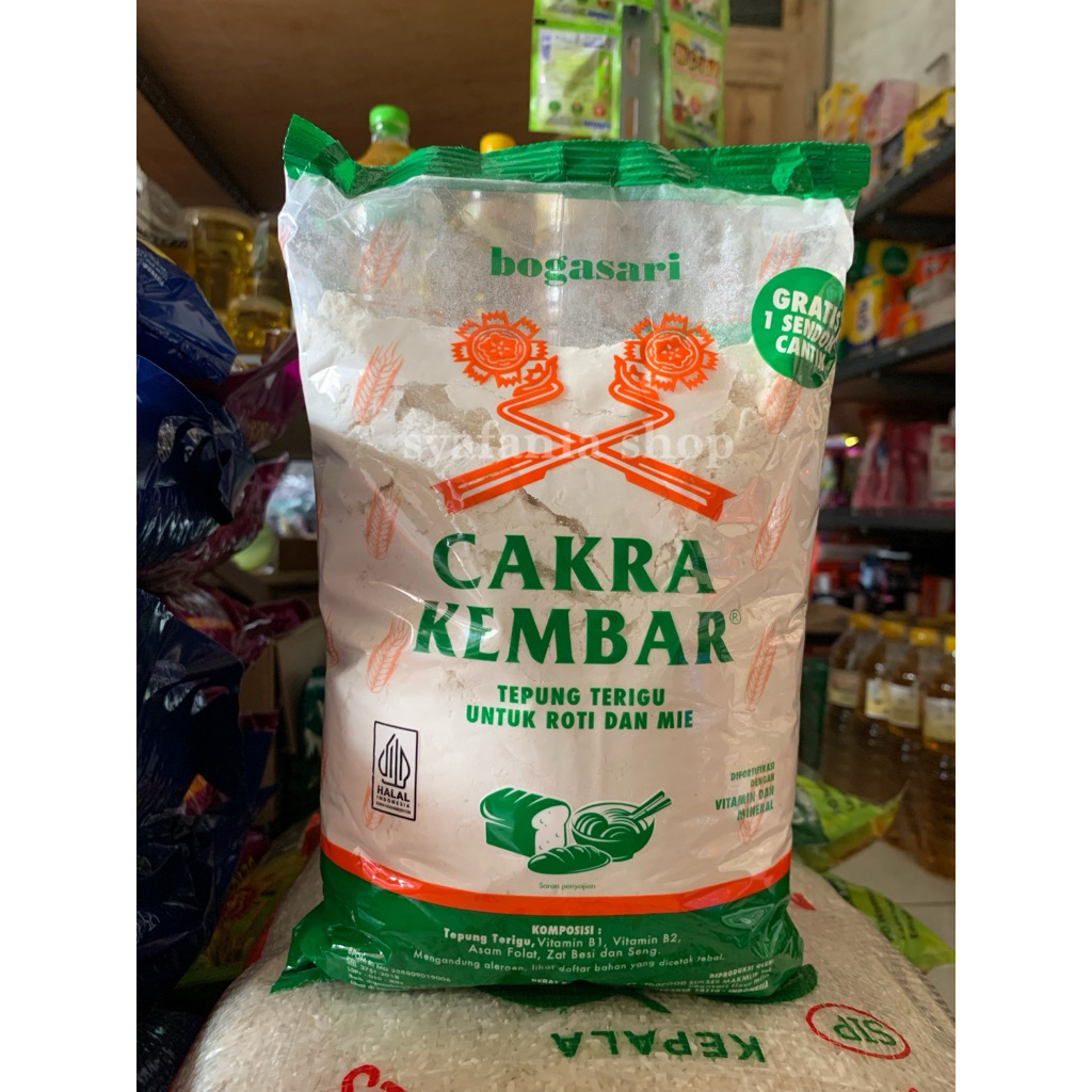 

Tepung Terigu Cakra Kembar 1kg