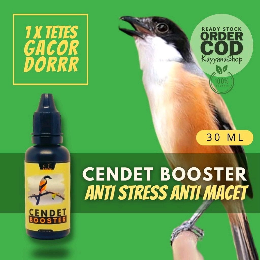 0Cendet Booster 30 ML Vitamin Burung Cendet Gacor / Doping Cendet Gacor / Doping Cendet Macet Bunyi 